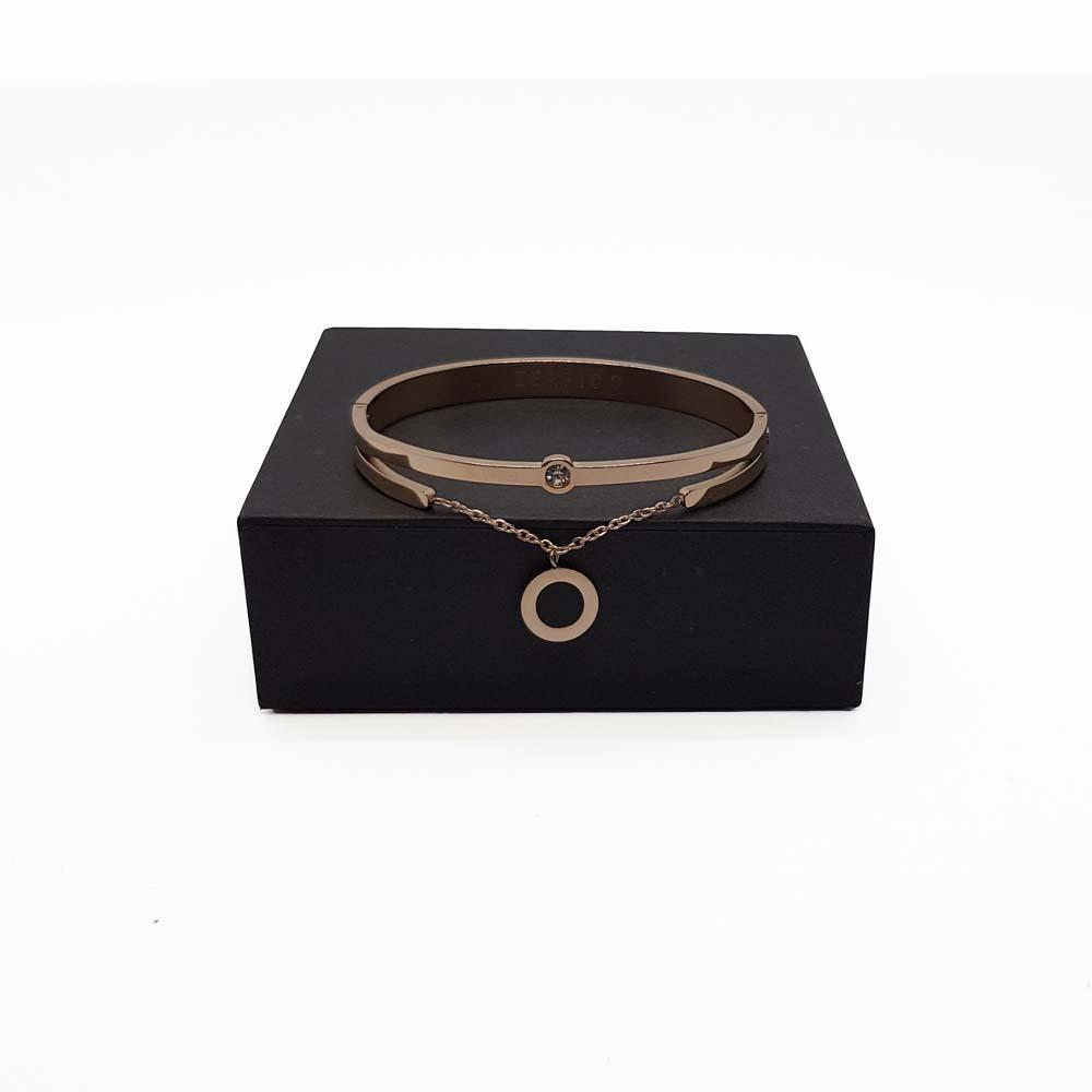 "Jericho Charm" – Roségoldenes Armband für Damen